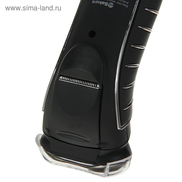 Электробритва Sakura SA-5414BK, АКБ, сеточная, 3 плавающие головки, триммер, чёрная