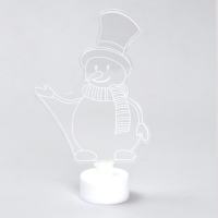 Свеча светодиодная &laquo;Снеговик&raquo;