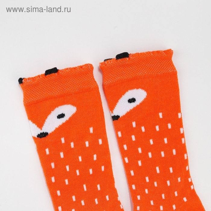 Гольфы Крошка Я «Лиса» 8-10 см, цвет кирпичный Гольфы Крошка Я «Лиса» 8-10 см, цвет кирпичный