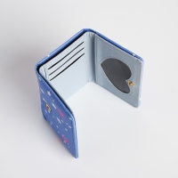 Кошелёк детский на кнопке, цвет голубой Кошелёк детский на кнопке, цвет голубой