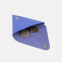 Футляр для монет/наушников на кнопке TEXTURA, цвет сиреневый Футляр для монет/наушников на кнопке TEXTURA, цвет сиреневый