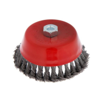 Щетка металлическая для УШМ ЛОМ, крученая проволока, "чашка", М14, 150 мм Щетка металлическая для УШМ ЛОМ, крученая проволока, "чашка", М14, 150 мм