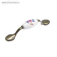 Ручка скоба ТУНДРА Ceramics 013 LIGHT, 76 мм, керамическая, цвет бронза Ручка скоба ТУНДРА Ceramics 013 LIGHT, 76 мм, керамическая, цвет бронза