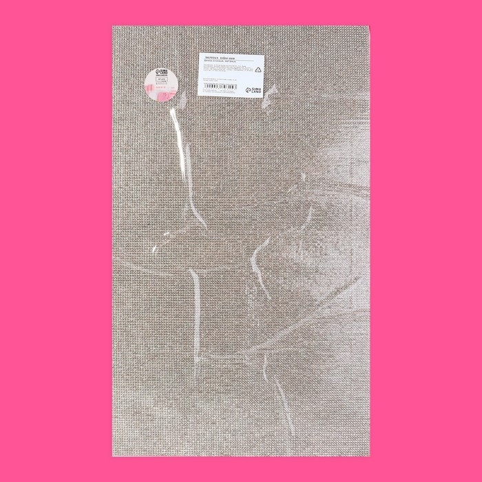 Стразы самоклеящиеся на листе, d = 2 мм, 40 &times; 24 см, цвет серебряный