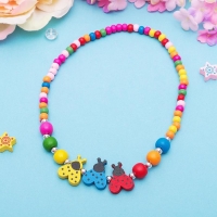 Бусы детские &laquo;Выбражулька&raquo; божьи коровки, 40 см, цвет МИКС