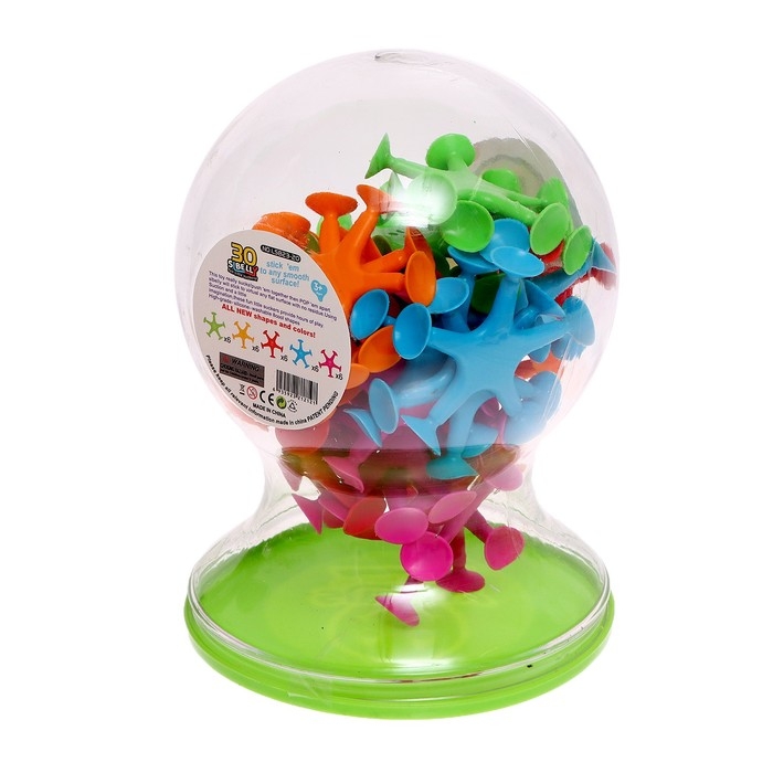 Конструктор &laquo;Забавные присоски&raquo;, 30 деталей