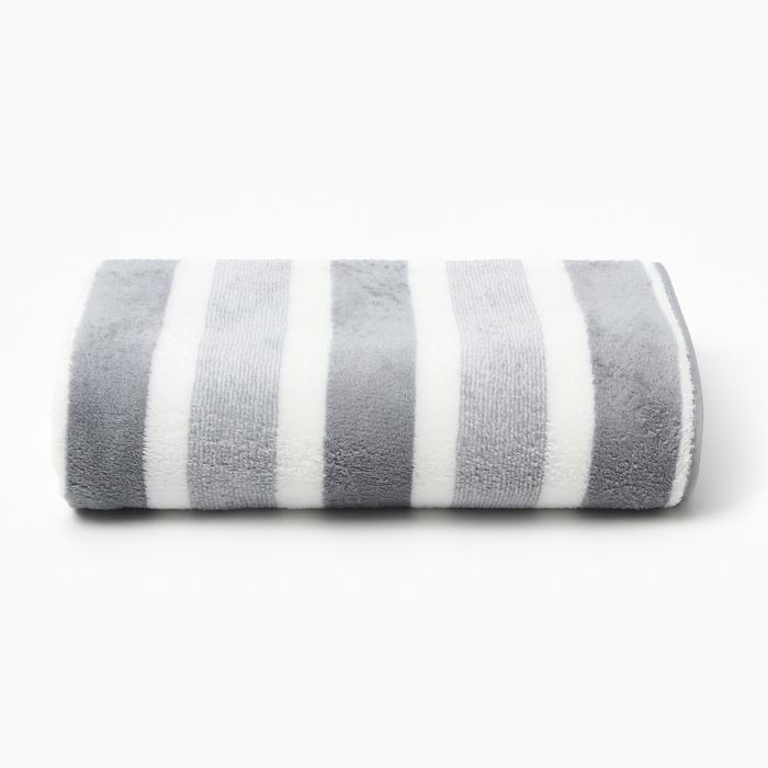 Полотенце банное Этель Полотенце банное Этель "Геометрия", цв. серый, 70х140 см, 100% п/э, 240 г/м2