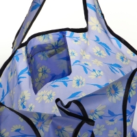 Сумка хозяйственная без застёжки, складная, цвет сиреневый