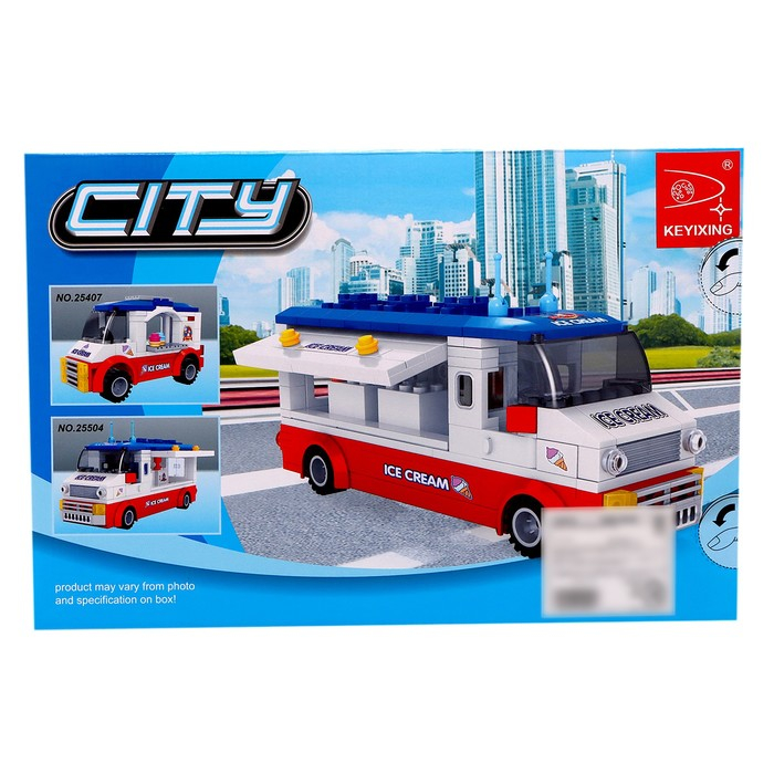 Конструктор &laquo;Фургон с мороженым&raquo;, 259 деталей