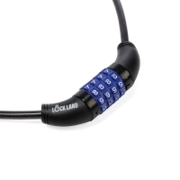 Замок навесной велосипедный LOCKLAND, кодовый, 8х800 мм Замок навесной велосипедный LOCKLAND, кодовый, 8х800 мм