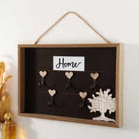 Крючки декоративные дерево "Дерево. Сердечки" 2,7х30х20 см Крючки декоративные дерево "Дерево. Сердечки" 2,7х30х20 см