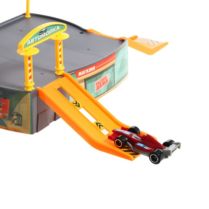 Гараж детский &laquo;Паркинг&raquo;, 1 гоночная машина, аксессуары
