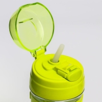 Поильник детский с силиконовой трубочкой &laquo;Солнышко&raquo;, 250 мл., с ручками, цвет МИКС