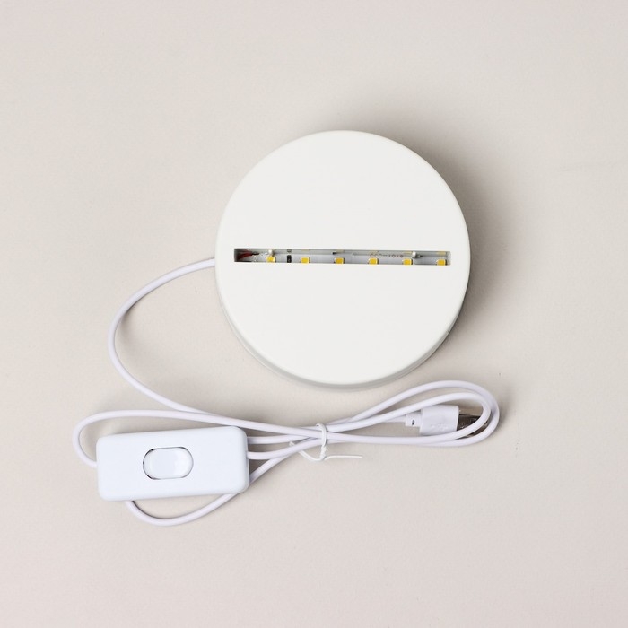 Светильник новогодний из акрила &laquo;Новый год: Верь в мечту&raquo;, 11,7 х 22 см, модель GBV-0122