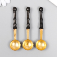 Ложка для плавления сургуча металл, дерево 6 гр 9,6х2,5 см Ложка для плавления сургуча металл, дерево 6 гр 9,6х2,5 см