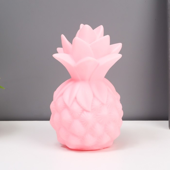 Ночник пластик Ночник пластик "Ананас" МИКС LEDх1 8х8х13 см RISALUX