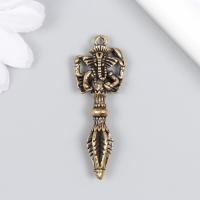 Сувенир латунь "Тибетский кинжал Пхурба с Ганешей" 4,8 см Сувенир латунь "Тибетский кинжал Пхурба с Ганешей" 4,8 см