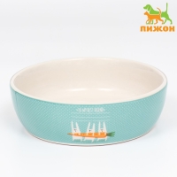 Миска керамическая "Для кроликов" 300мл, 12 х 3,5 см Миска керамическая "Для кроликов" 300мл, 12 х 3,5 см