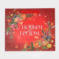 Пакет подарочный новогодний ламинированный &laquo;Аромат Нового Года&raquo;, ML 27 х 23 х 11,5 см