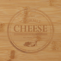 Набор для подачи сыра Доляна Cheese, 3 ножа, доска 38&times;18,5 см, бамбук