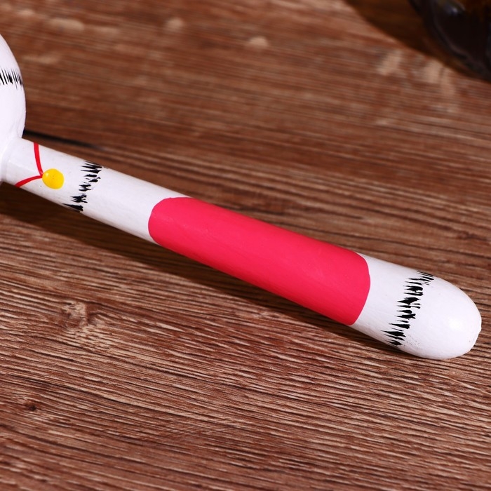 Сувенирный музыкальный инструмент Маракас Сувенирный музыкальный инструмент Маракас "Обезьянка" дерево 22 см