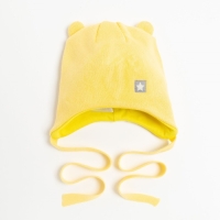 Шапка детская, цвет жёлтый/ушки, размер 50-54 Шапка детская, цвет жёлтый/ушки, размер 50-54