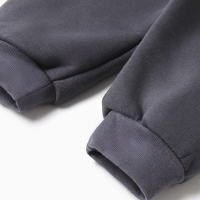 Костюм: толстовка и брюки Крошка Я Dino, рост 62-68, темно-серый