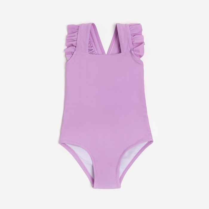 Купальник слитный детский MINAKU цвет сиреневый, рост 116-122