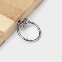 Доска разделочная деревянная Доляна &laquo;Зебра&raquo;, 28&times;18&times;1,7 см