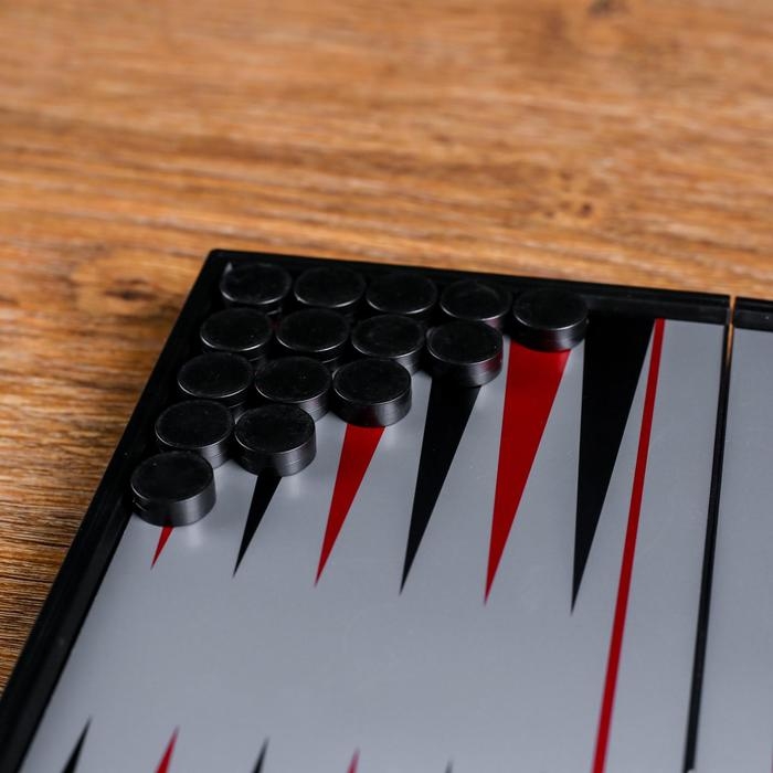 Нарды магнитные, поле 20 &times; 20 см, в коробке