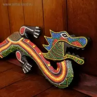 Панно настенное &laquo;Дракон цветной&raquo;, 100&times;16&times;2 см, дерево, МИКС