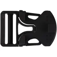 Застежка-пряжка односторонняя Triden, черный