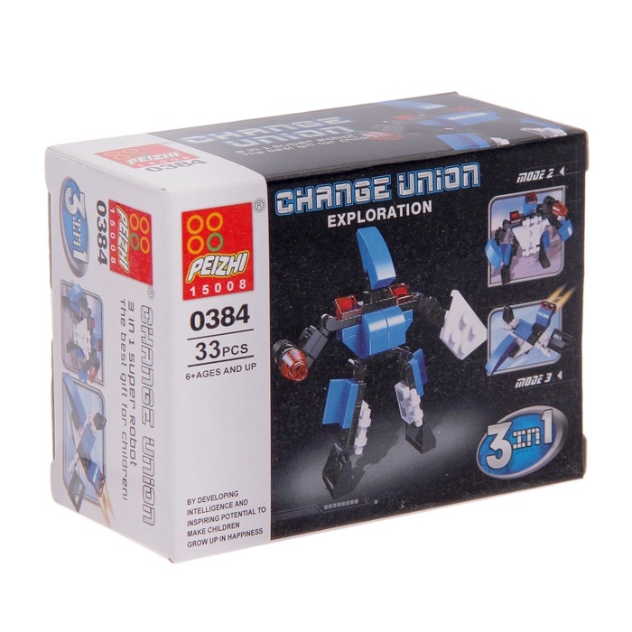 Конструктор Робот Конструктор Робот "Космический исследователь", 3 в1 0384 33 детали