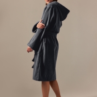 Халат махровый с капюшоном женский SL HOME: Basic "Гри Сандре", р-р S, 100% хл, 420 г/м2 Халат махровый с капюшоном женский SL HOME: Basic "Гри Сандре", р-р S, 100% хл, 420 г/м2