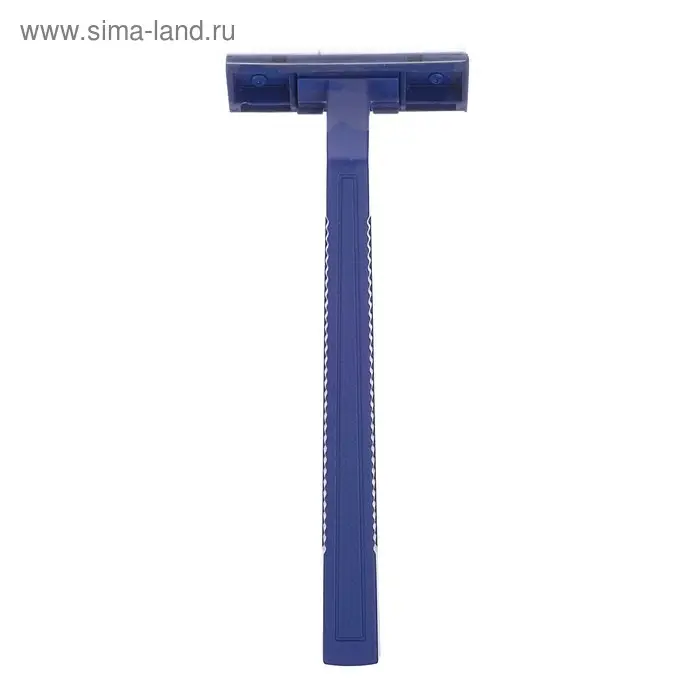 Бритвенные станки одноразовые LuazON, 2 лезвия, синие, 3 шт.