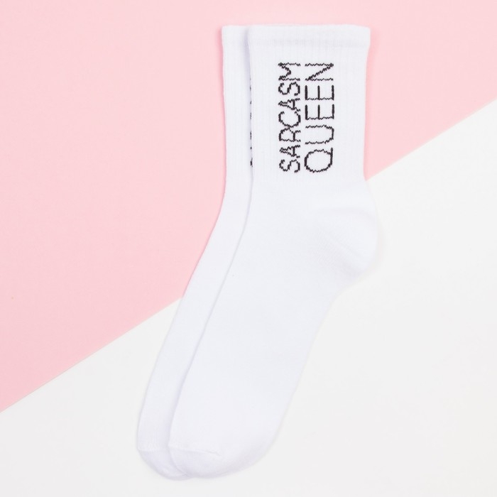 Носки женские KAFTAN Sarcasm queen размер 36-39 (23-25 см)