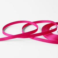 Лента репсовая, 6 мм, 23 &plusmn; 1 м, цвет малиновый №28