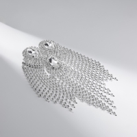 Брошь &laquo;Эполет&raquo; голливуд, цвет белый в серебре