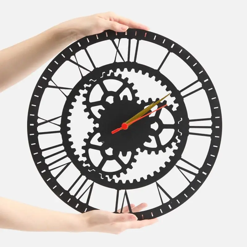 Часы &laquo;Ход времени&raquo;, черные