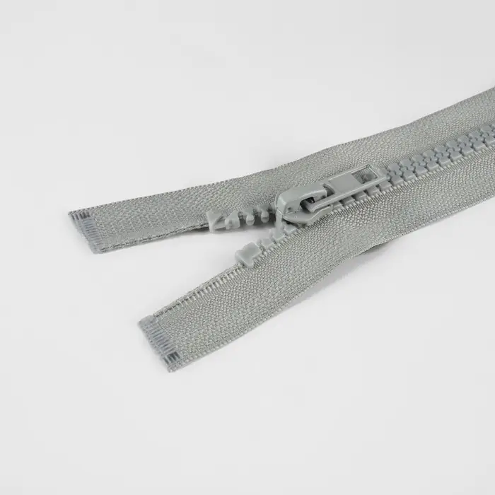 Молния &laquo;Трактор&raquo;, №5, разъёмная, замок автомат, 60 см, серая