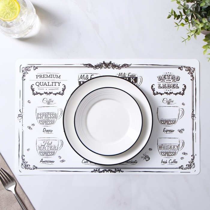 Сервировочная салфетка &laquo;Кофемания&raquo;, 26&times;41 см