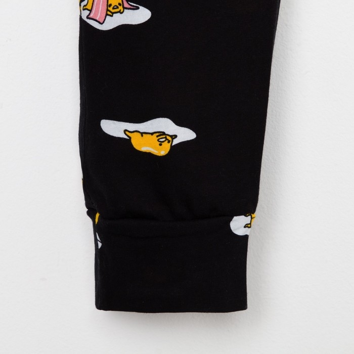 Пижама женская (футболка и брюки) KAFTAN Egg р. 40-42, черный Пижама женская (футболка и брюки) KAFTAN Egg р. 40-42, черный