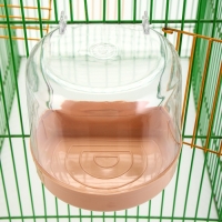 Купалка для птиц, внешняя 12 х 9 х 11 см, бежевая