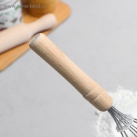 Венчик кухонный для взбивания &laquo;Классика&raquo;, 27 см, с деревянной ручкой