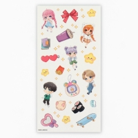 Набор для создания акриловых брелоков с наклейками «Будь в тренде» Набор для создания акриловых брелоков с наклейками «Будь в тренде»