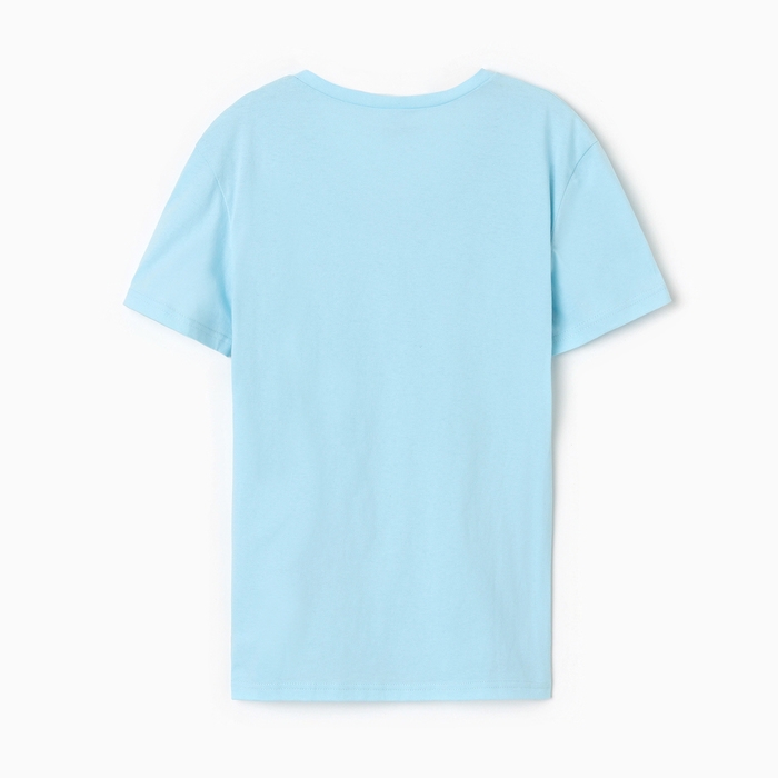 Футболка женская V-образный вырез, цвет голубой, размер 48 Футболка женская V-образный вырез, цвет голубой, размер 48