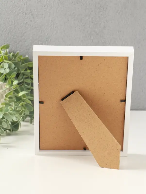 Фоторамка МДФ на 1 фото 15х20 см "Белая классика" 2,5х18х21 см