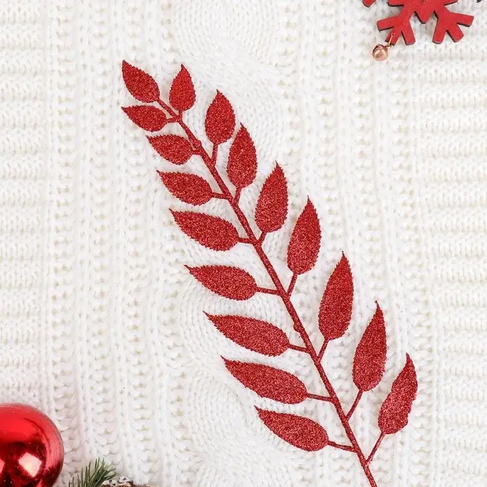 Декор блеск &laquo;Мелкий лист&raquo;, h=29 см, МИКС