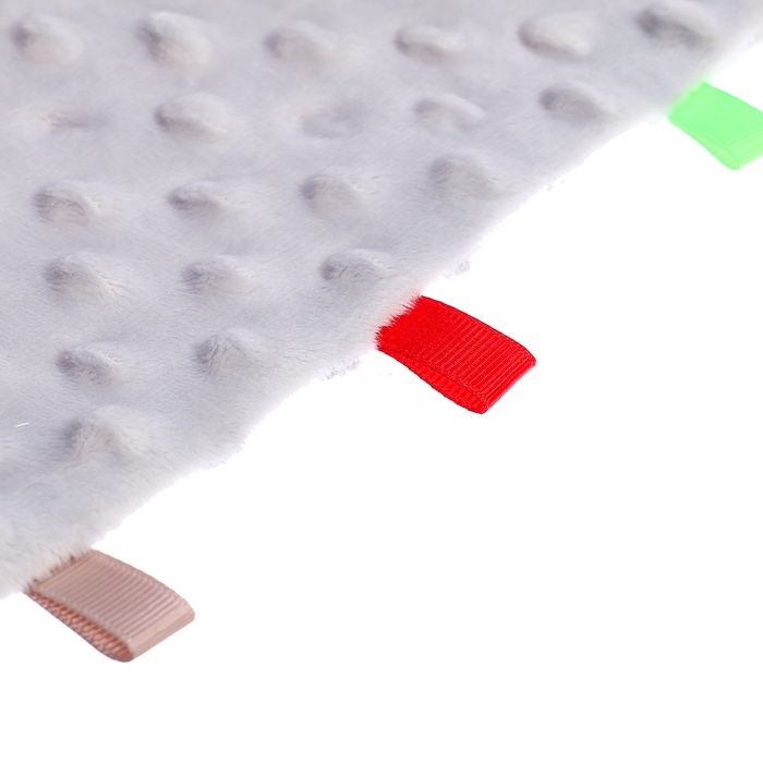 Мягкая игрушка - комфортер с прорезывателем, серый