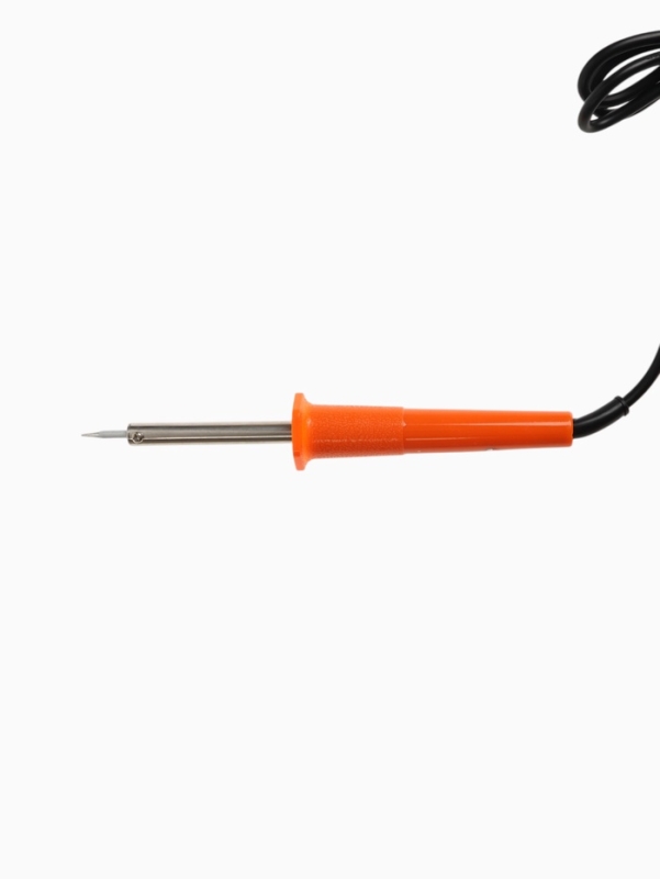 Паяльный набор ТУНДРА, паяльник 30 Вт, подставка, жало, паста, припой, 5 предметов